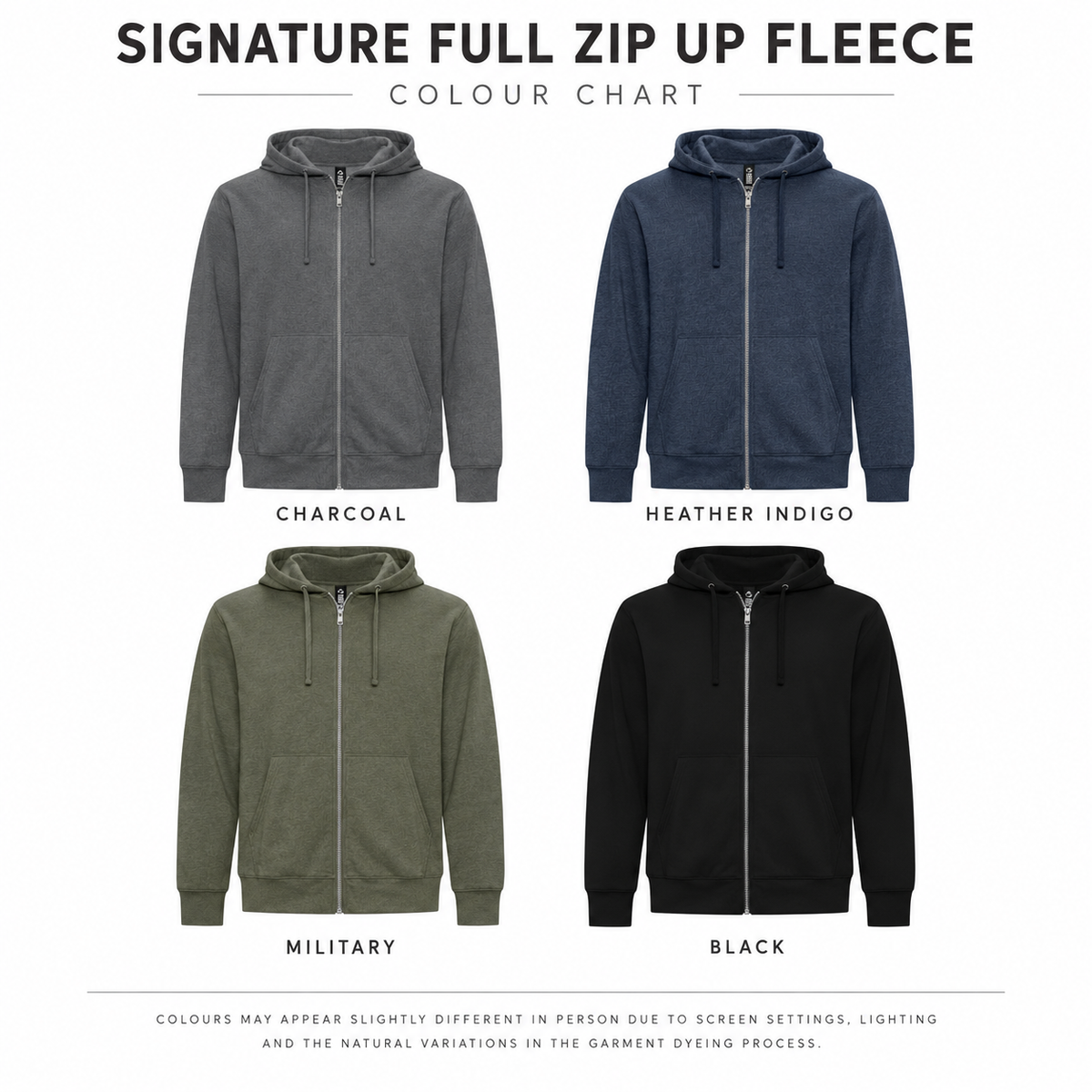 Signature Full-Zip Fleece Hoodie