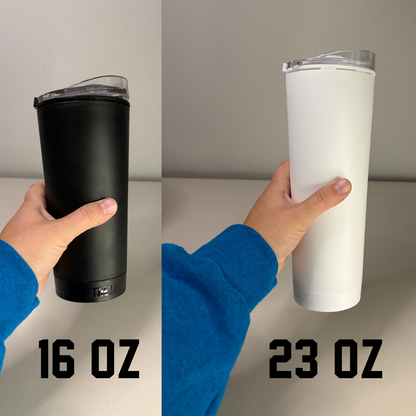 PERSONALIZED BLOW HORN TUMBLER CUP