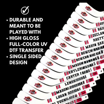 Custom Team Mini Hockey Sticks | Bulk Orders