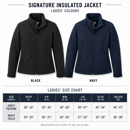 Signature Insulated Jacket ( Ladies)
