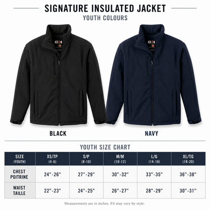 Signature Insulated Jacket ( Youth)