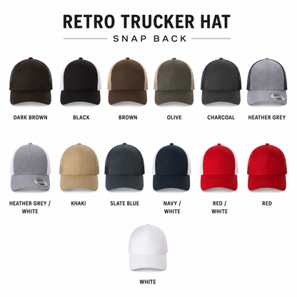 Retro Trucker Hat Snapback