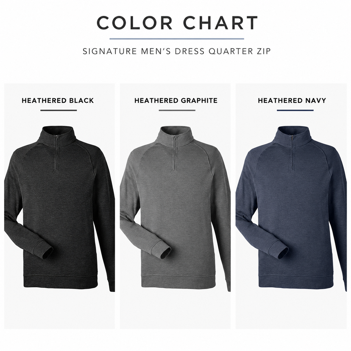 Professional  Mens Dress Quarterzip Sweater