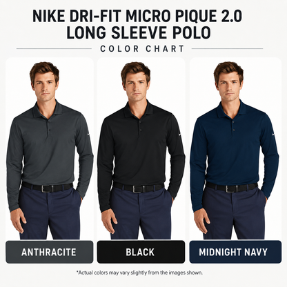 Nike Dri FIT Long Sleeve Polo