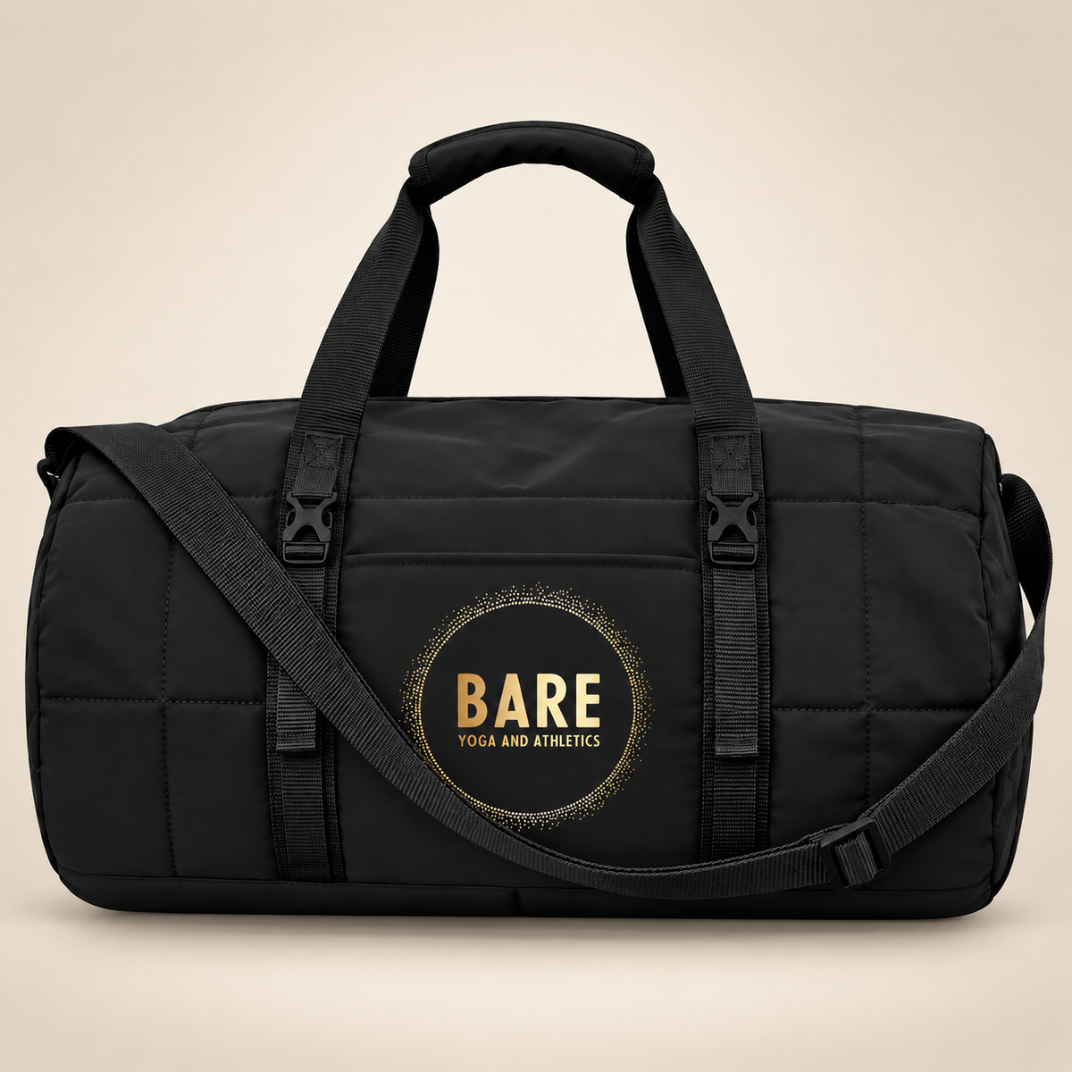 LIFESTYLE QUILTED BARREL DUFFEL 27 L. | PERSONALIZED