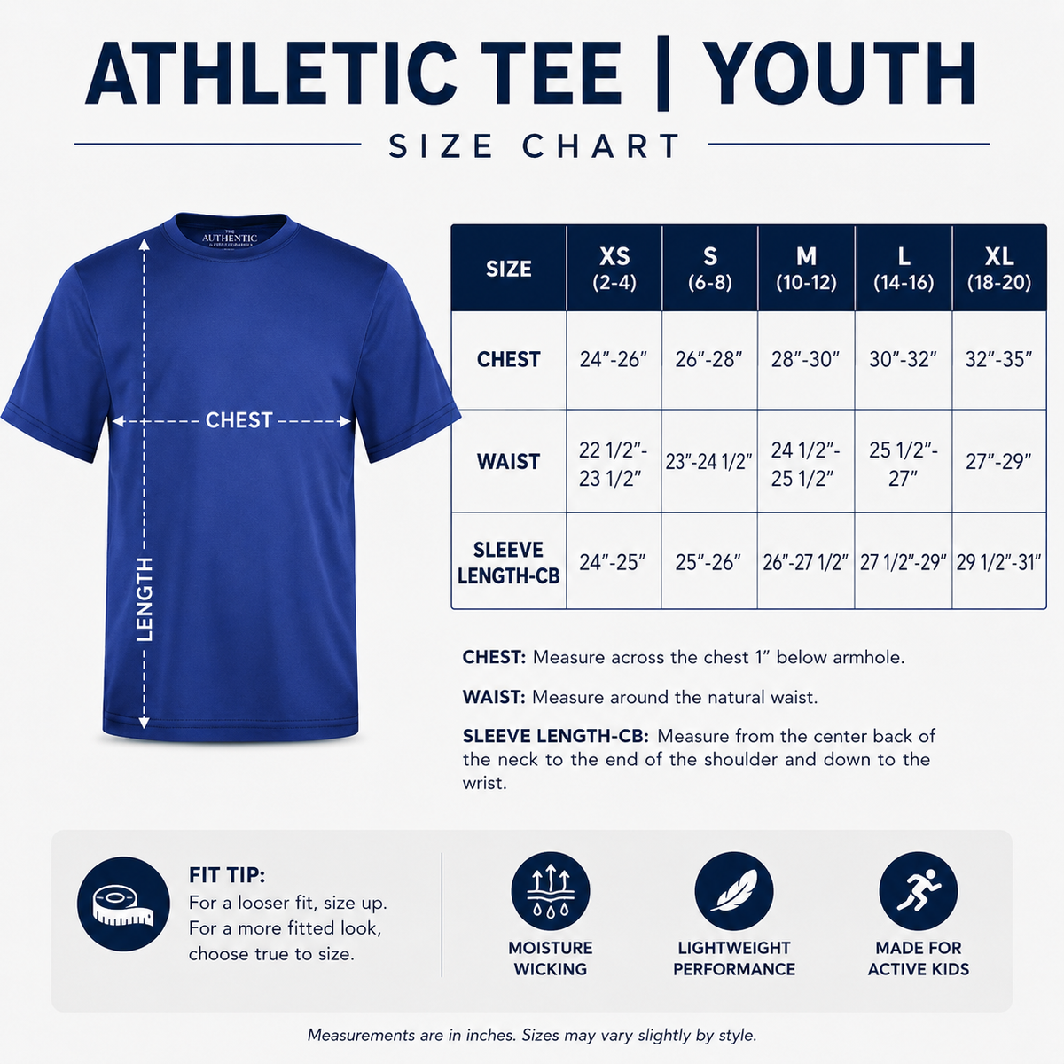 Athletic Tee | Youth