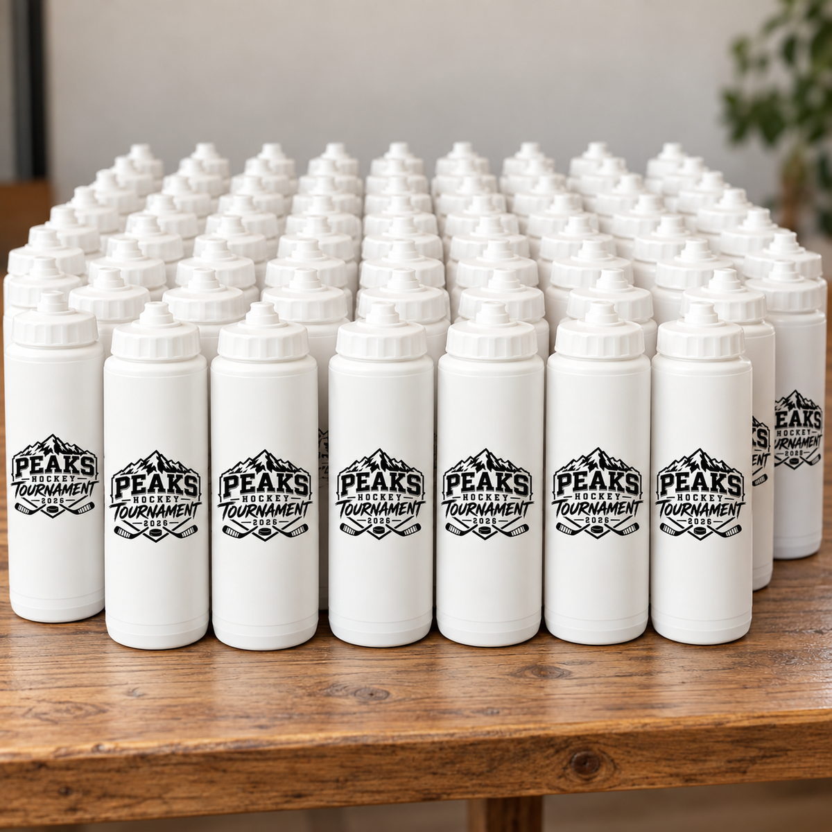 CUSTOM TOURNAMENT WATER BOTTLES 50+