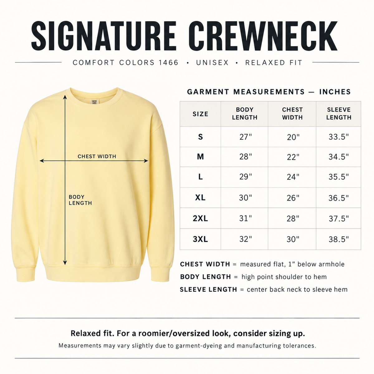 Signature Crewneck ( Unisex)