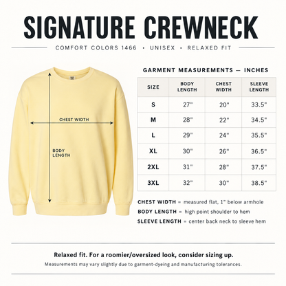 Signature Crewneck ( Unisex)