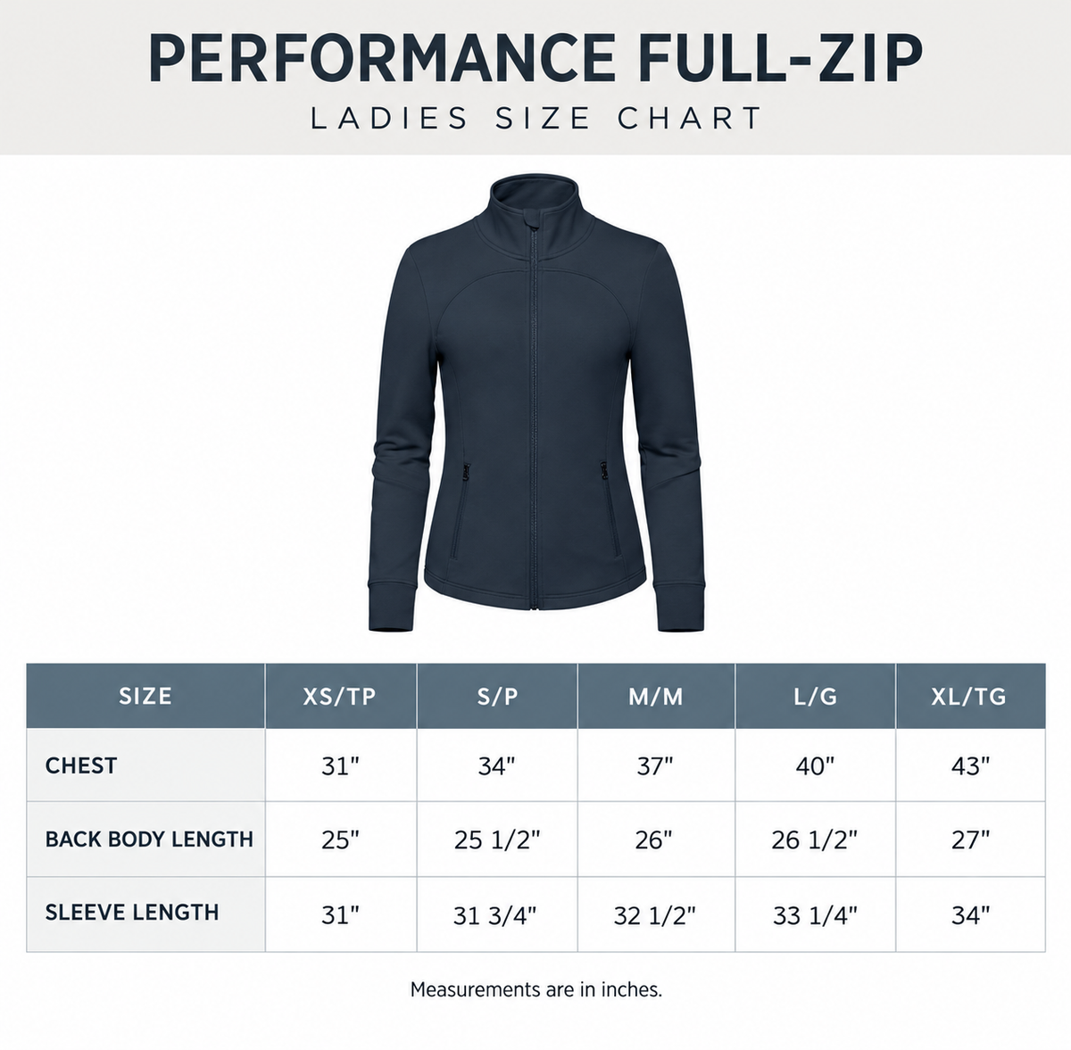Ladies Performance Full-Zip