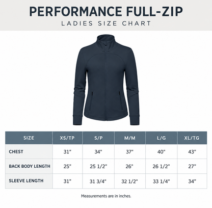 Ladies Performance Full-Zip
