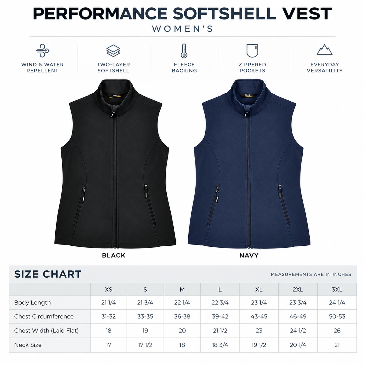 Softshell Vest: LAdies