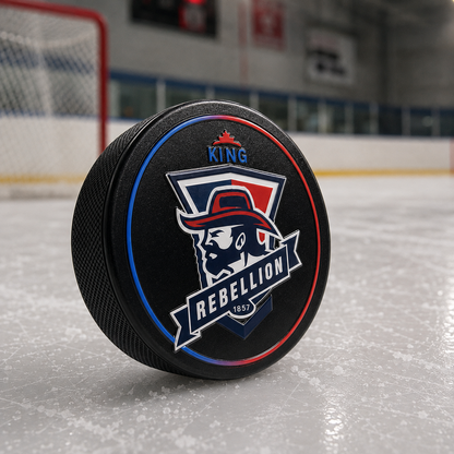 Custom Team Roster Hockey Puck