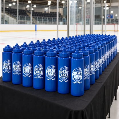 CUSTOM TOURNAMENT WATER BOTTLES 50+
