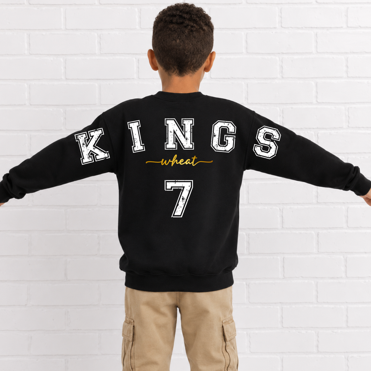 WHEAT KINGS : Youth Crewneck BIG BACK