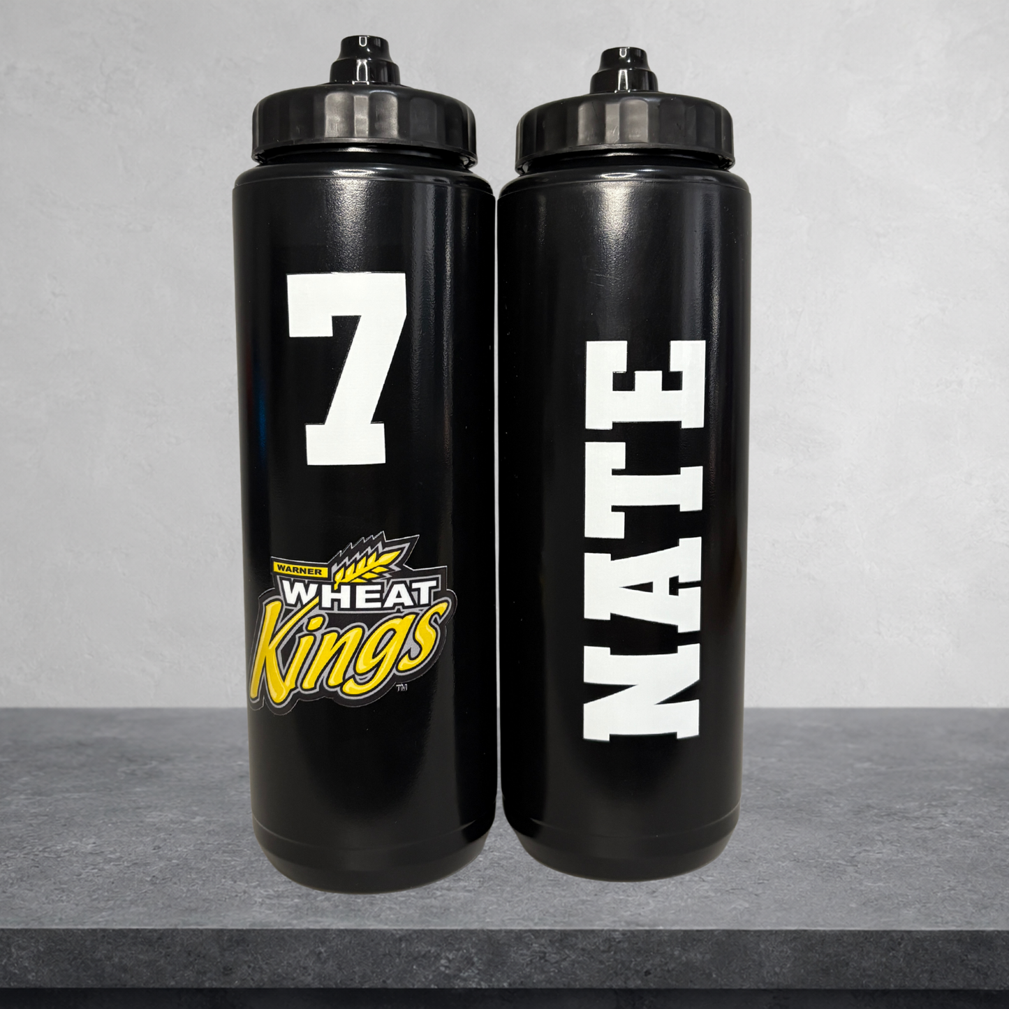 Custom Team Water Bottles | Personalized with Name, Number & Team Logo
